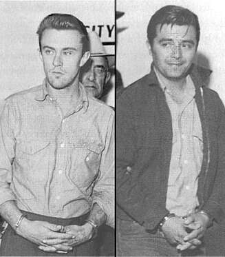 Overklasseguttene Perry Smith og «Dick» Hickock trodde de kunne myrde uten å bli tatt. Overklasseguttene Perry Smith og «Dick» Hickock trodde de kunne myrde uten å bli tatt.