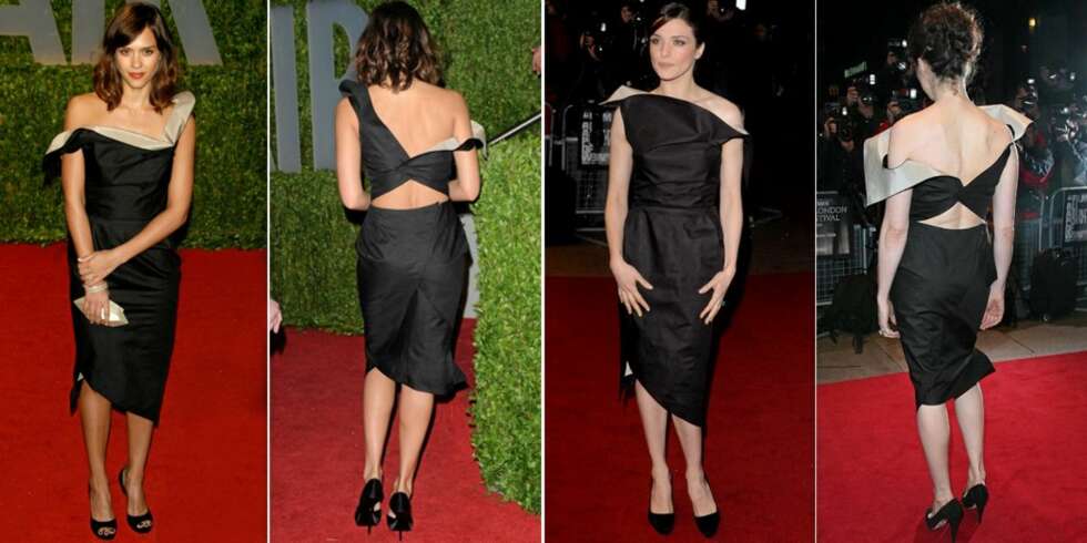 KJOLEDUELL: Hvem kler Roland Mouret-kjolen best, Jessica Alba eller Rachel Weisz? KJOLEDUELL: Hvem kler Roland Mouret-kjolen best, Jessica Alba eller Rachel Weisz?