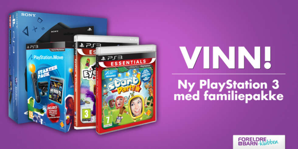 VINN: Du kan vinne Playstation 3 om du registrerer deg i vår gratis fordelsklubb! VINN: Du kan vinne Playstation 3 om du registrerer deg i vår gratis fordelsklubb!