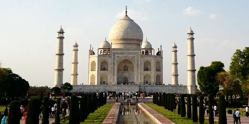 Majestetiske Taj Mahal Majestetiske Taj Mahal