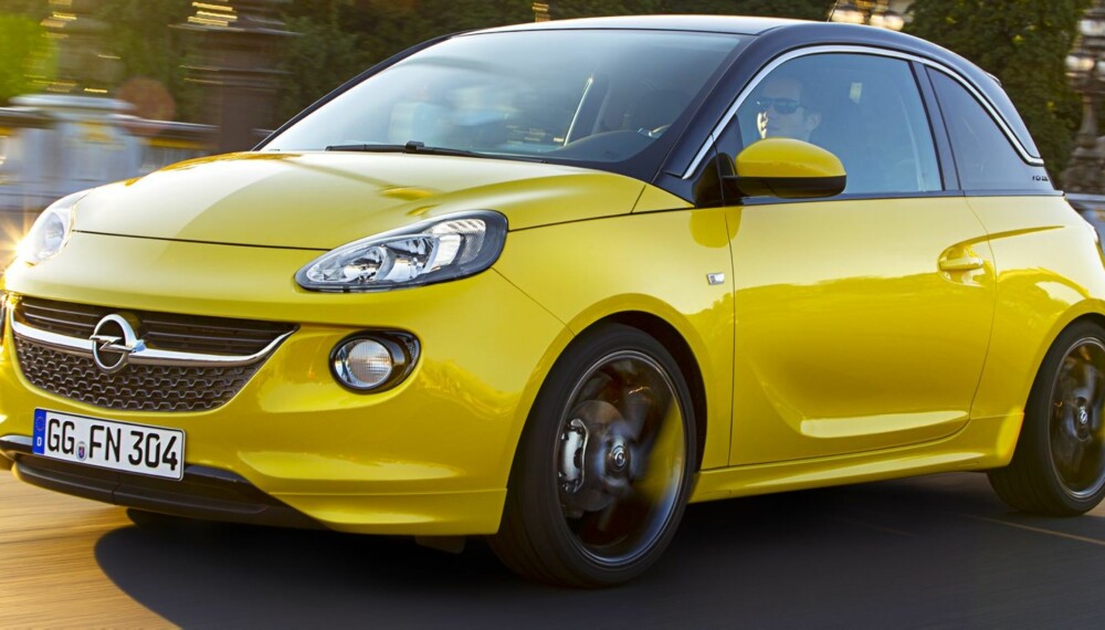 CITYSLICKER: Adam ment for trendy og urbane kunder, ifølge Opel. FOTO: Axel Wierdemann CITYSLICKER: Adam ment for trendy og urbane kunder, ifølge Opel. FOTO: Axel Wierdemann