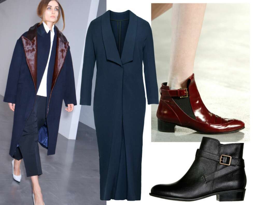 FLATE ANKELBOOTS OG MINIMALISTISK KÅPE: To klassikere i skapet, men i stedet for 20 000 for en kåpe, så må du ut med kr 1395 hos Zara. Og de fine skoene hos Derek Lam, kan du få i en litt annen versjon hos Din Sko. FLATE ANKELBOOTS OG MINIMALISTISK KÅPE: To klassikere i skapet, men i stedet for 20 000 for en kåpe, så må du ut med kr 1395 hos Zara. Og de fine skoene hos Derek Lam, kan du få i en litt annen versjon hos Din Sko.