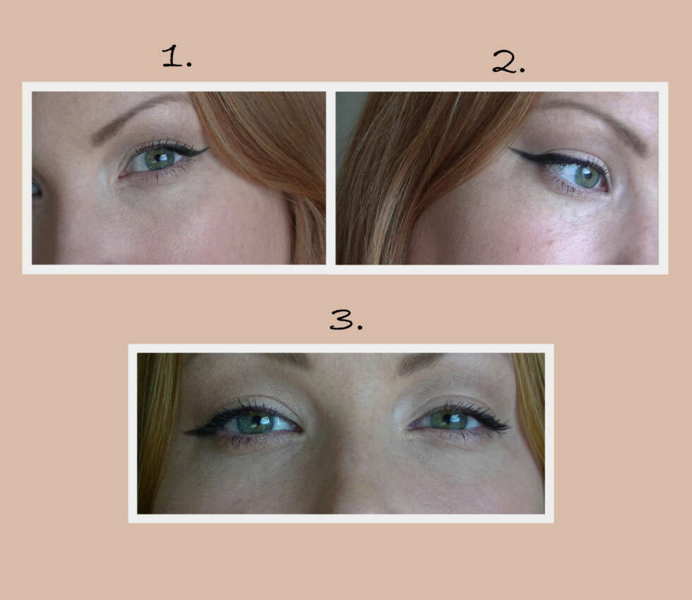 FORSKJELL PÅ FLYTENDE OG KAJAL EYELINER: 1. Flytende gel eyeliner, 2. Kohl kajal lagt over en øyeskygge-liner, 3. To veldig forskjellige utrykk, men samme fremgangsmåte og rettningslinjer- hvem liker du best? FORSKJELL PÅ FLYTENDE OG KAJAL EYELINER: 1. Flytende gel eyeliner, 2. Kohl kajal lagt over en øyeskygge-liner, 3. To veldig forskjellige utrykk, men samme fremgangsmåte og rettningslinjer- hvem liker du best?