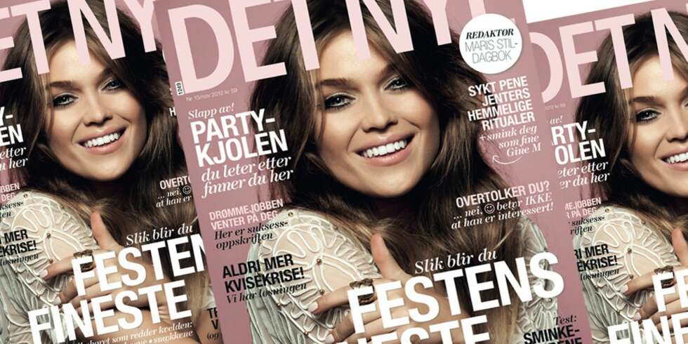 COVERGIRL: Gine Margrethe Larsen er på coveret av Det Nyes store skjønnhetsutgave. COVERGIRL: Gine Margrethe Larsen er på coveret av Det Nyes store skjønnhetsutgave.