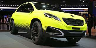 2008: Peugeot er blant produsentene som har varslet en liten SUV. Bildet viser konseptet Peugeot 2008. FOTO: David Shepherd 2008: Peugeot er blant produsentene som har varslet en liten SUV. Bildet viser konseptet Peugeot 2008. FOTO: David Shepherd