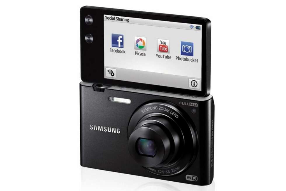 SORT: Samsung MV900F kommer i mange farger, også sort. SORT: Samsung MV900F kommer i mange farger, også sort.