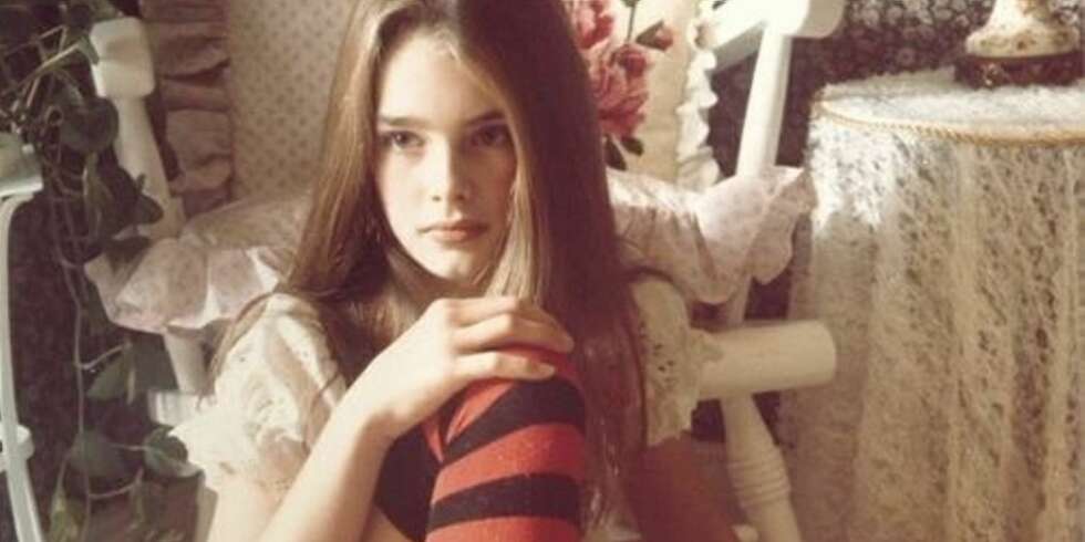 Brooke Shields som tolvåring i «Pretty Baby». Brooke Shields som tolvåring i «Pretty Baby».
