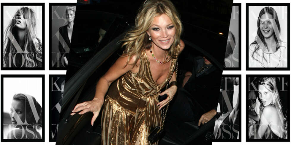 GOLDEN GIRL: Kate Moss feiret sin nye bok i en fantastisk gullkjole. Boken som har med bilder fra hele hennes karriere kommer med åtte ulike cover. GOLDEN GIRL: Kate Moss feiret sin nye bok i en fantastisk gullkjole. Boken som har med bilder fra hele hennes karriere kommer med åtte ulike cover.