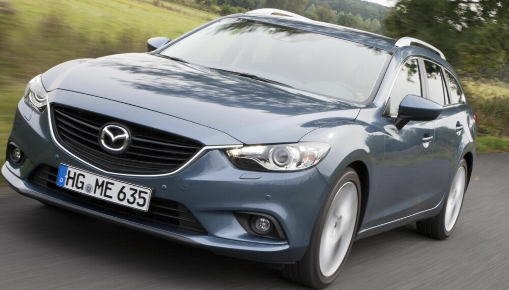 UTSLIPP: Nye Mazda 6 (bildet) og Mazda CX-5 med diesel tilfredsstiller kravene i Euro 6-reglene som ikke gjelder før fra 2014, men vil likevel bli omfattet av et dieselforbud i Oslo. FOTO: Mazda UTSLIPP: Nye Mazda 6 (bildet) og Mazda CX-5 med diesel tilfredsstiller kravene i Euro 6-reglene som ikke gjelder før fra 2014, men vil likevel bli omfattet av et dieselforbud i Oslo. FOTO: Mazda