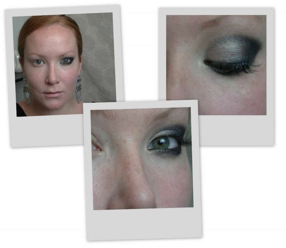 EYELINER OG PUNKTVIPPER: Gå over våtkanten med en sort kajal for ekstra intenisitet i blikket. Så skal punktvippene på som er så viktig for denne looken - er det ikke fint? EYELINER OG PUNKTVIPPER: Gå over våtkanten med en sort kajal for ekstra intenisitet i blikket. Så skal punktvippene på som er så viktig for denne looken - er det ikke fint?