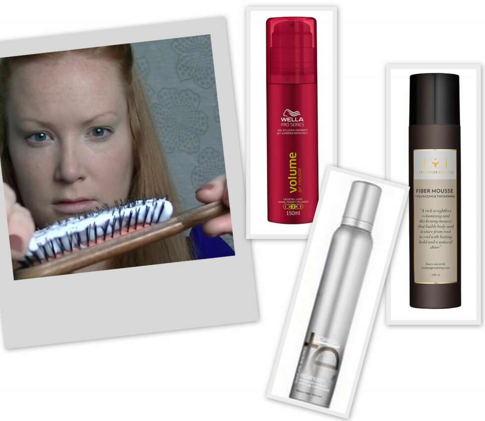 FORDEL MOUSSE GODT I HELE HÅRET: 1. Volume Mousse fra Wella/nelly.no (kr 45), 2. Texture Expert Expansion Volumising Cream Mousse fra Wella-System Professional, 3. Fiber Mousse fra Lerberger Stafsing/Nelly.no (kr 179) FORDEL MOUSSE GODT I HELE HÅRET: 1. Volume Mousse fra Wella/nelly.no (kr 45), 2. Texture Expert Expansion Volumising Cream Mousse fra Wella-System Professional, 3. Fiber Mousse fra Lerberger Stafsing/Nelly.no (kr 179)