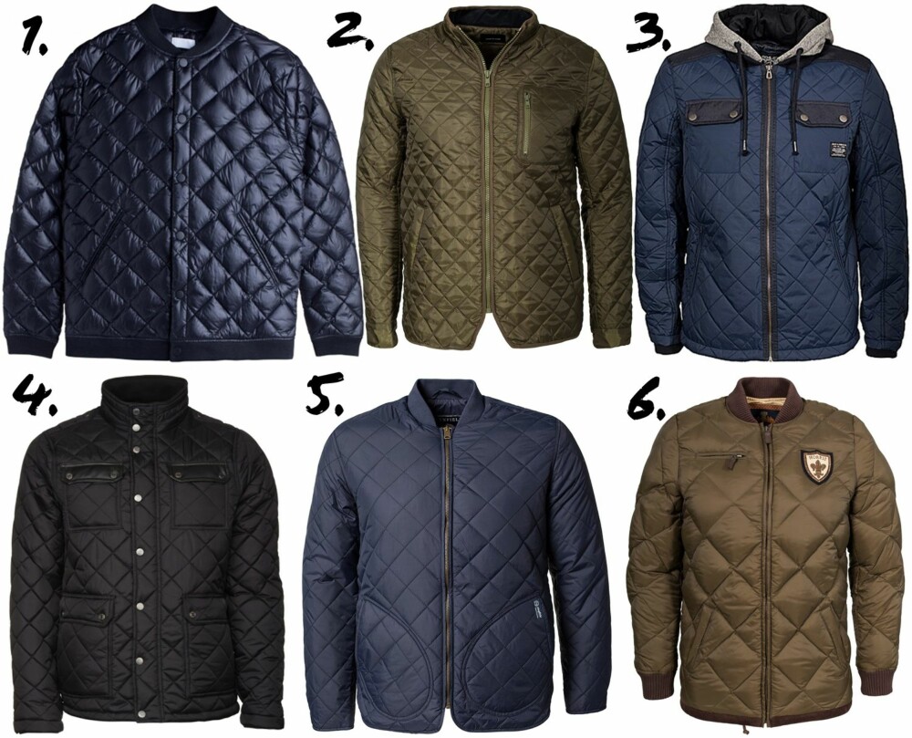 QUILTJAKKER: Tynnere en boblejakken, men holder deg likevel varm. QUILTJAKKER: Tynnere en boblejakken, men holder deg likevel varm.