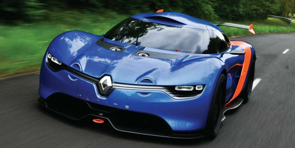 FETT KONSEPT: :Renault Alpine A110-50. FOTO: Newspress FETT KONSEPT: :Renault Alpine A110-50. FOTO: Newspress