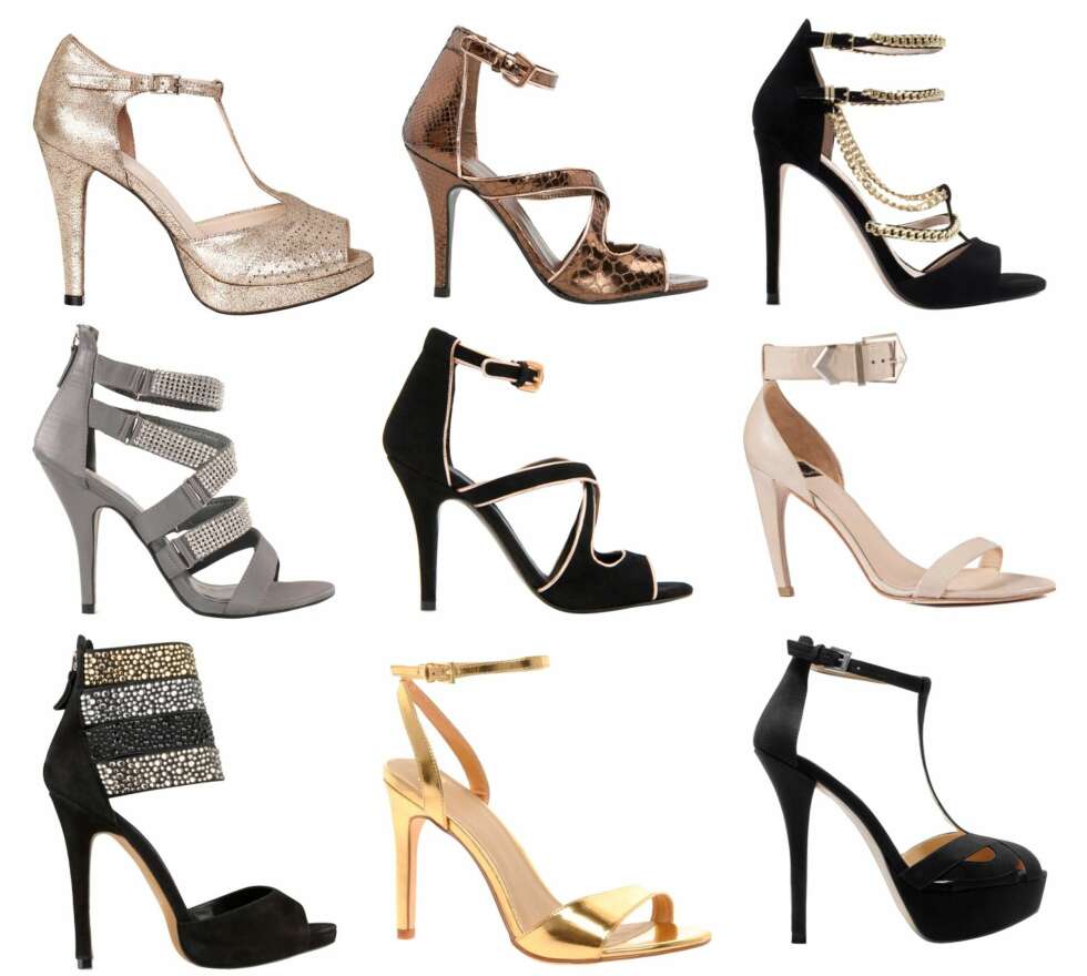 LEKRE PARTySANDALER: Øverst fra venstre: Ganni, kr 1299. Mango, kr 599. Zara, kr 899. Nelly, kr 399. Mango, kr 599. Elin Kling for Guess by Marciano, kr 2199. Aldo, kr 999, www.asos.com, kr 369. Zara, kr 499. LEKRE PARTySANDALER: Øverst fra venstre: Ganni, kr 1299. Mango, kr 599. Zara, kr 899. Nelly, kr 399. Mango, kr 599. Elin Kling for Guess by Marciano, kr 2199. Aldo, kr 999, www.asos.com, kr 369. Zara, kr 499.