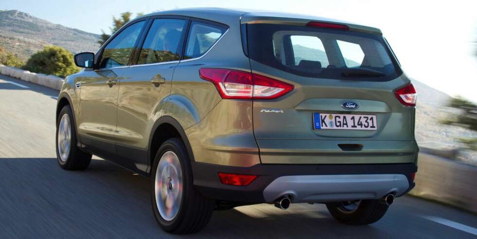 TIL NORGE: Nye Kuga kommer til Norge med én dieselmotor og én bensinmotor. FOTO: Ford TIL NORGE: Nye Kuga kommer til Norge med én dieselmotor og én bensinmotor. FOTO: Ford