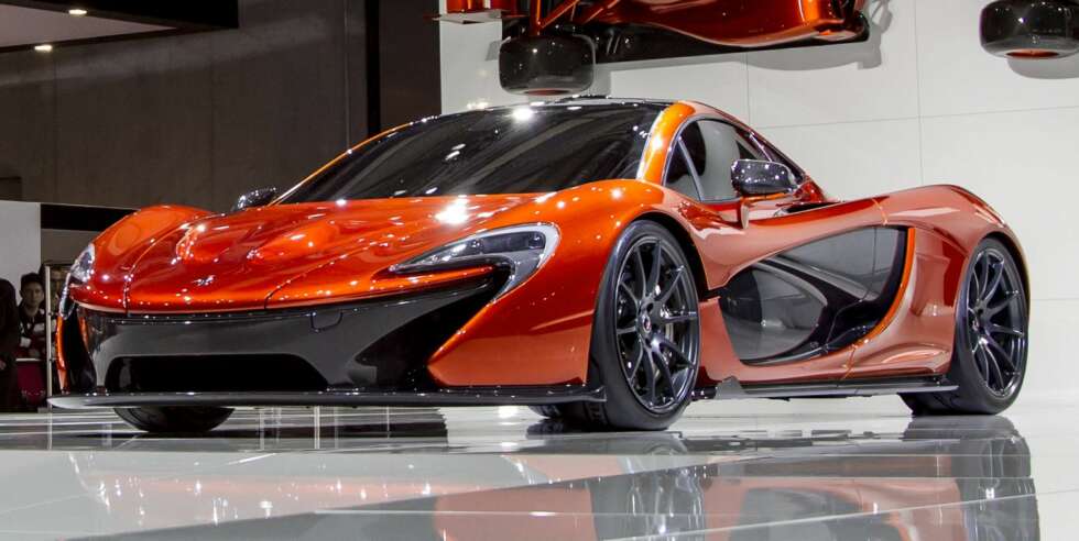 UTSTILLING: McLaren P1 på Paris-utstillingen. FOTO: Mike Dodd UTSTILLING: McLaren P1 på Paris-utstillingen. FOTO: Mike Dodd