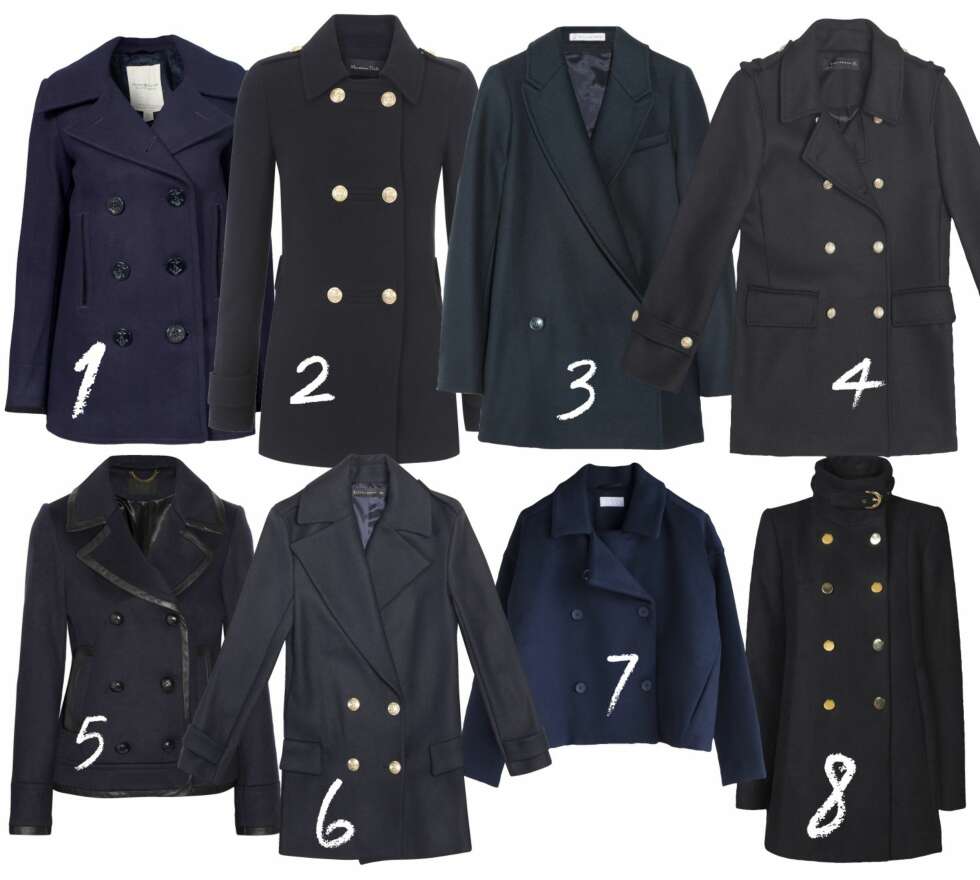 LOSJAKKEN: 1. Ralph Lauren Denim Supply, kr 3495. 2. Massimo Dutti, kr 1999. 3. Paul & Joe Sister/Net-a-porter.com, kr 3470 4. Zara, kr 1395 5. J Crew, kr 2450. 6. Zara, kr 1395. 7. Weekday, kr 1500. 8. Mango, kr 599. LOSJAKKEN: 1. Ralph Lauren Denim Supply, kr 3495. 2. Massimo Dutti, kr 1999. 3. Paul & Joe Sister/Net-a-porter.com, kr 3470 4. Zara, kr 1395 5. J Crew, kr 2450. 6. Zara, kr 1395. 7. Weekday, kr 1500. 8. Mango, kr 599.