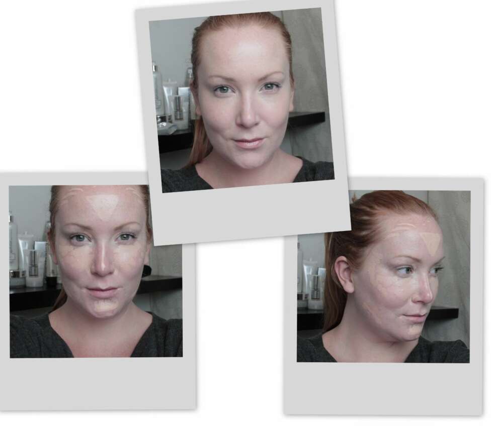 NYTT ANSIKT: Ved å strategisk plassere concealer, i forskjellige mengder, over ansiktet kan man både løfte og jevne ut huden på null komme niks! NYTT ANSIKT: Ved å strategisk plassere concealer, i forskjellige mengder, over ansiktet kan man både løfte og jevne ut huden på null komme niks!