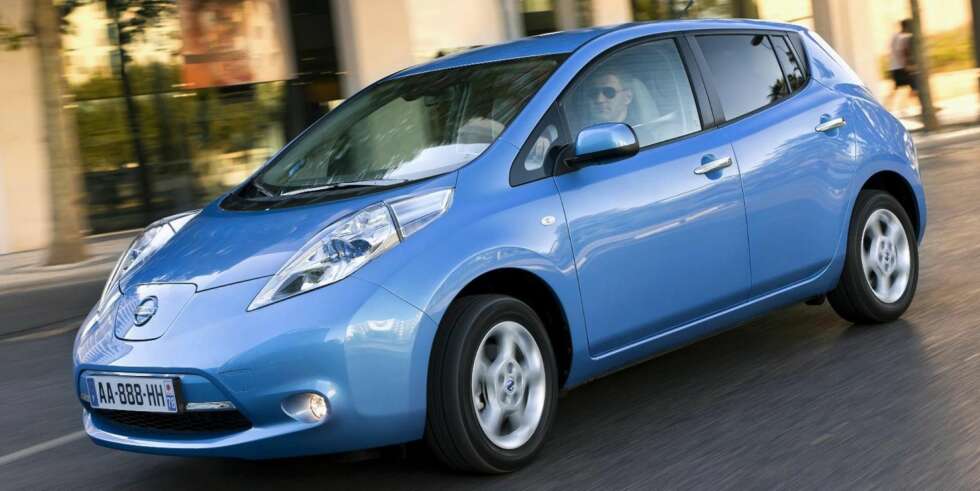 OPPGRADERT: Nissan Leaf. FOTO: Newspress OPPGRADERT: Nissan Leaf. FOTO: Newspress