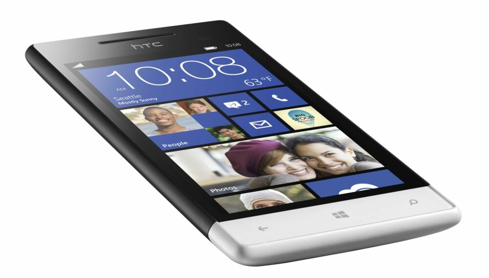WINDOWS: HTS 8S heter egentlig «Windows Phone 8S by HTC». Den gir deg Windows Phone 8 for i underkant av 2300 kroner. Foto: HTC WINDOWS: HTS 8S heter egentlig «Windows Phone 8S by HTC». Den gir deg Windows Phone 8 for i underkant av 2300 kroner. Foto: HTC