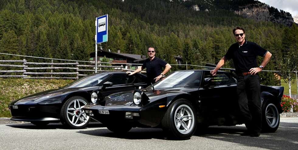 MEAN MACHINES: Michael Stoschek og undertegnede i et fredelig øyeblikk. MEAN MACHINES: Michael Stoschek og undertegnede i et fredelig øyeblikk.