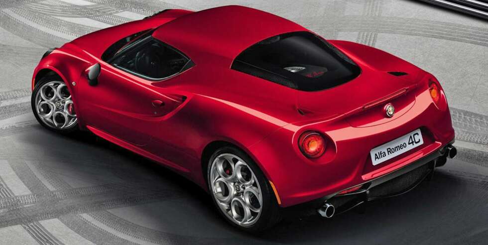 KOMMER I ÅR: Alfa Romeo 4C. FOTO: Produsent KOMMER I ÅR: Alfa Romeo 4C. FOTO: Produsent