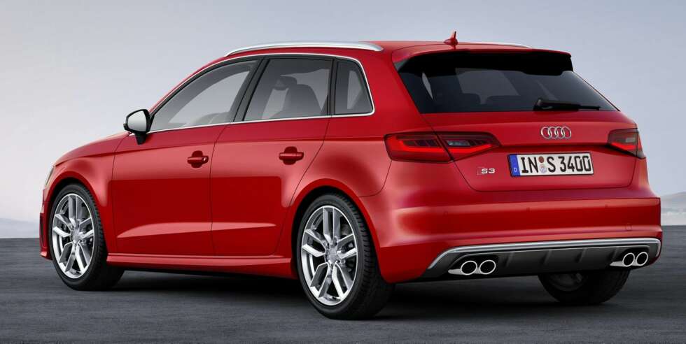 300 HK: Audi S3 Sportback. FOTO: Audi 300 HK: Audi S3 Sportback. FOTO: Audi