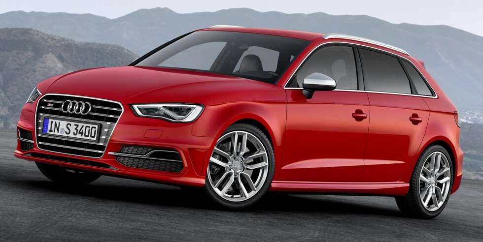 HØST: Audi S3 Sportback er ventet til Norge til høsten. FOTO: Audi HØST: Audi S3 Sportback er ventet til Norge til høsten. FOTO: Audi