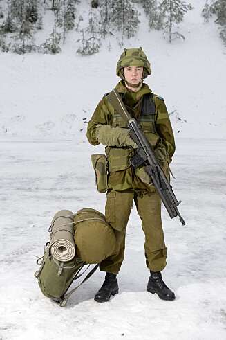 Slik så en norsk soldat ut for 10 år siden. Slik så en norsk soldat ut for 10 år siden.