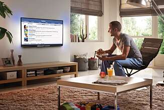 FACEBOOK: Antagelig en av de mer populære tjenestene i Philips Net TV. FACEBOOK: Antagelig en av de mer populære tjenestene i Philips Net TV.