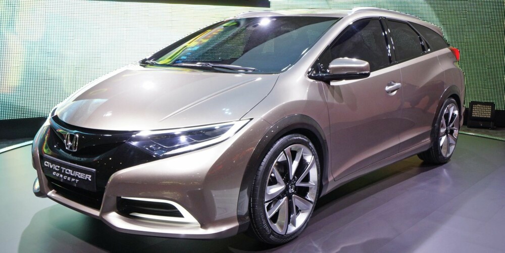 Honda Civic stasjonsvogn. FOTO: Newspress Honda Civic stasjonsvogn. FOTO: Newspress