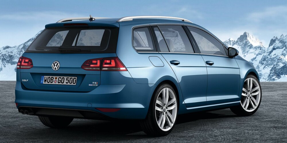 VW Golf stasjonsvogn. FOTO: VW VW Golf stasjonsvogn. FOTO: VW