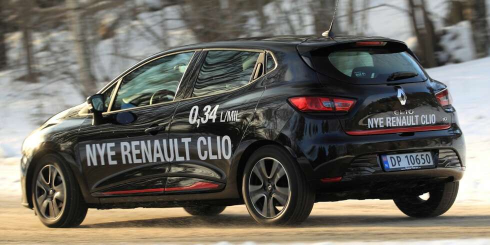 GJERRIGKNARK: I vår 20 mils testrunde leverer Renault Clio 1,5 dCi et av de beste resultatene noensinne med 0,4 l/mil. FOTO: Egil Nordlien, HM Foto GJERRIGKNARK: I vår 20 mils testrunde leverer Renault Clio 1,5 dCi et av de beste resultatene noensinne med 0,4 l/mil. FOTO: Egil Nordlien, HM Foto