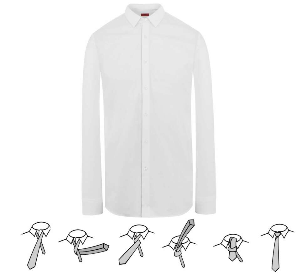 Herreskjorte fra Hugo Boss, kr 1399. Herreskjorte fra Hugo Boss, kr 1399.