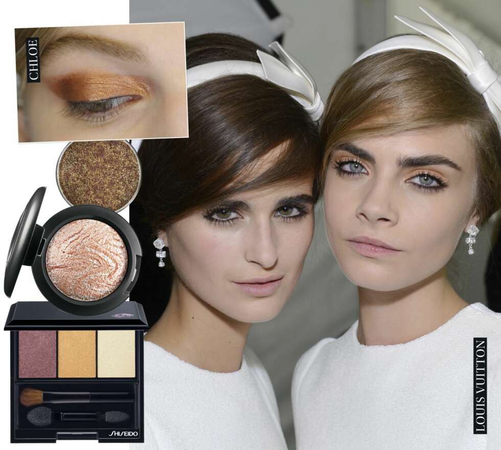 BRUK DISSE PRODUKTENE: Giorgio Armani eyes to kill nr 28, kr 295. Mac Mineralize eye shadow i fargen ice, kr 180. Shiseido Luminizing satin eye color, kr 380. BRUK DISSE PRODUKTENE: Giorgio Armani eyes to kill nr 28, kr 295. Mac Mineralize eye shadow i fargen ice, kr 180. Shiseido Luminizing satin eye color, kr 380.