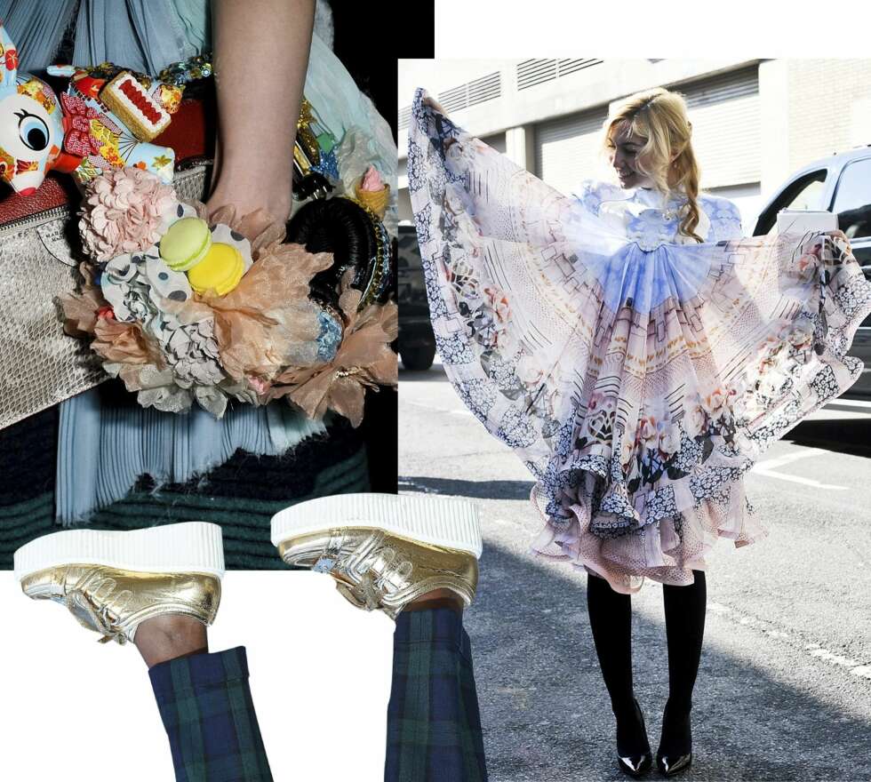 OVER THE TOP: Fashionistaene som knipses av gatemotefotografene kler seg utvilsomt etter mottoet "more is more". OVER THE TOP: Fashionistaene som knipses av gatemotefotografene kler seg utvilsomt etter mottoet "more is more".