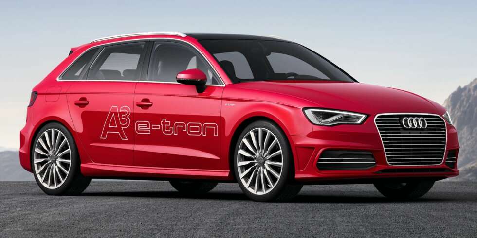 HYBRID: Audi A3 e-tron skal kombinere bruktbare ytelser med svært beskjedent forbruk og utslipp. FOTO: Audi HYBRID: Audi A3 e-tron skal kombinere bruktbare ytelser med svært beskjedent forbruk og utslipp. FOTO: Audi