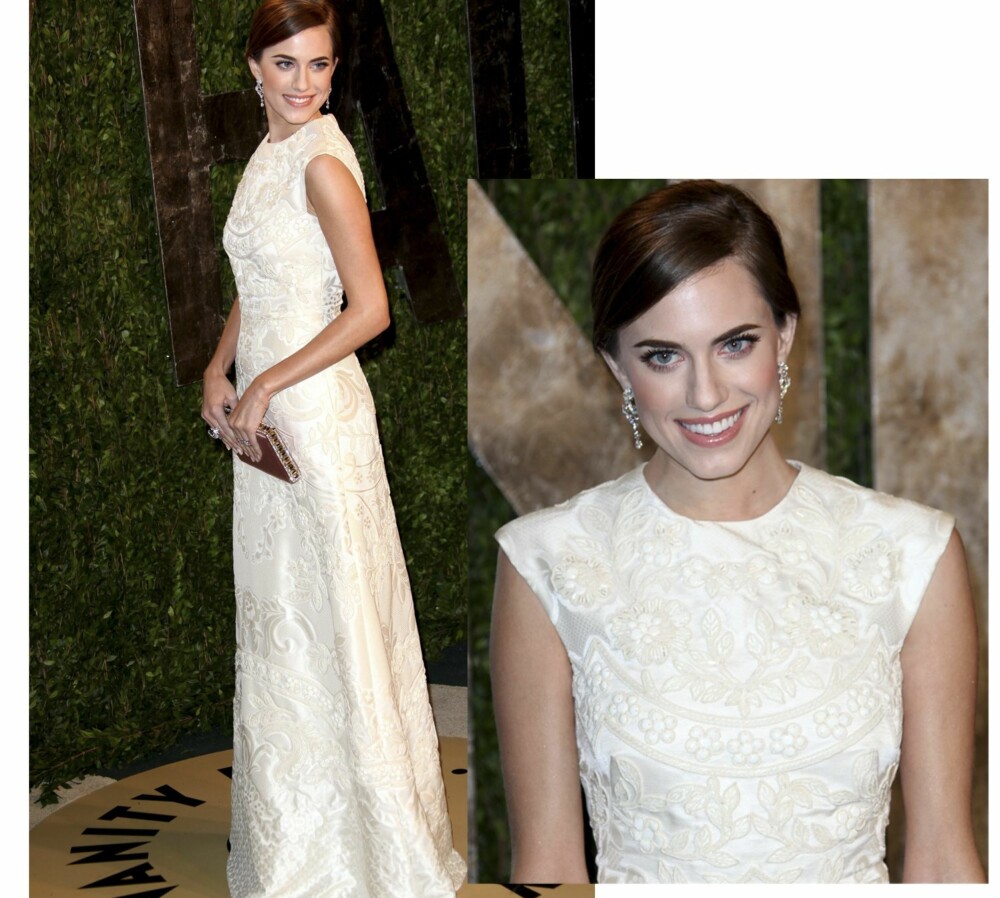 FAVORITT: Allison Williams gikk for helhvitt, en av vårens sterkeste trender. FAVORITT: Allison Williams gikk for helhvitt, en av vårens sterkeste trender.