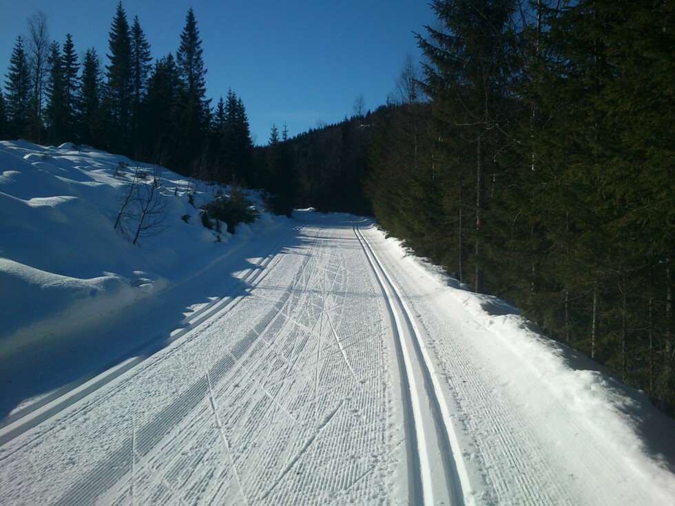 FULL GASS: Det blir vanskelig å tenike vintersykling, når skiforholdene er slik. FULL GASS: Det blir vanskelig å tenike vintersykling, når skiforholdene er slik.