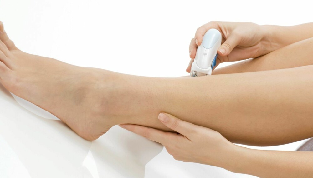HÅRFJERNING: Epilator er blant metodene som er testet. HÅRFJERNING: Epilator er blant metodene som er testet.