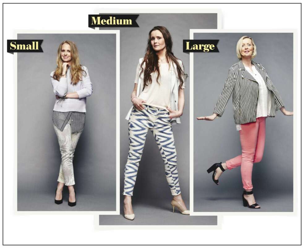 Buksa: JAQUELINE: Bukse fra Mosh Mosh, kr 999,- Bluse fra Monki, kr 349,- Genser fra Filippa K, kr 1400,- Pumps fra Designers Remix, kr 1900,- Armbånd fra Pilgrim, kr 349,- CECILIE NATALIE: Jeans fra Ralph Lauren Denim and Supply, kr 1099,- Vest fra Tiger og Sweden, kr 1999,- T-skjorte fra H&M, kr 149,- Pumps fra Bianco, kr 549,- Smykke fra Hasla, kr 515,- Armbånd fra Efva Attling, kr 899,- ANNE LISE: Bukse fra Lindex, kr 399,- Jakke fra Zara, kr 699,- Topp fra Day Birger Mikkelsen, kr 1499,- Sko fra H&M, kr 349,- Buksa: JAQUELINE: Bukse fra Mosh Mosh, kr 999,- Bluse fra Monki, kr 349,- Genser fra Filippa K, kr 1400,- Pumps fra Designers Remix, kr 1900,- Armbånd fra Pilgrim, kr 349,- CECILIE NATALIE: Jeans fra Ralph Lauren Denim and Supply, kr 1099,- Vest fra Tiger og Sweden, kr 1999,- T-skjorte fra H&M, kr 149,- Pumps fra Bianco, kr 549,- Smykke fra Hasla, kr 515,- Armbånd fra Efva Attling, kr 899,- ANNE LISE: Bukse fra Lindex, kr 399,- Jakke fra Zara, kr 699,- Topp fra Day Birger Mikkelsen, kr 1499,- Sko fra H&M, kr 349,-