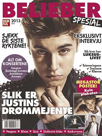 SNAKKER UT: I denne Bieber-spesialen fra Her og Nå finner du alt du trenger å vite om Justin. Det er også eksklusivt intervju med superstjernen. SNAKKER UT: I denne Bieber-spesialen fra Her og Nå finner du alt du trenger å vite om Justin. Det er også eksklusivt intervju med superstjernen.