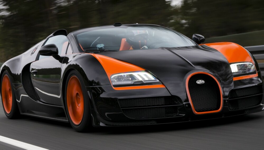 408,84 KM/T: Bugatti Veyron 16.4 Grand Sport Vitesse er verdens raskeste bil med åpent tak. FOTO: Bugatti 408,84 KM/T: Bugatti Veyron 16.4 Grand Sport Vitesse er verdens raskeste bil med åpent tak. FOTO: Bugatti