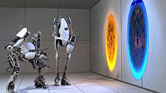 PORTAL 2: Portal 2 er et såkalt fysikkspill hvor du skal løse problemer ved hjelp av portaler. PORTAL 2: Portal 2 er et såkalt fysikkspill hvor du skal løse problemer ved hjelp av portaler.