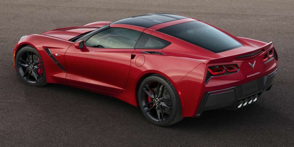 The all-new 2014 Chevrolet Corvette Stingray’s provocative exterior styling is as functional as it is elegant; every line, vent, inlet and surface has been optimized to enhance the car's overall performance. The all-new 2014 Chevrolet Corvette Stingray’s provocative exterior styling is as functional as it is elegant; every line, vent, inlet and surface has been optimized to enhance the car's overall performance.