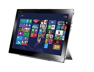 WINDOWS 8: Selve PC-en bruker Windows 8, og via eksternt skrivebord kan du bruke brettet som et Windows 8 nettbrett også. FOTO: Asus WINDOWS 8: Selve PC-en bruker Windows 8, og via eksternt skrivebord kan du bruke brettet som et Windows 8 nettbrett også. FOTO: Asus