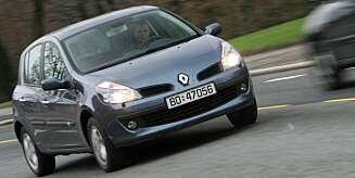 LITE UTVALG: Renault Clio. FOTO: Egil Nordlien, HM Foto LITE UTVALG: Renault Clio. FOTO: Egil Nordlien, HM Foto