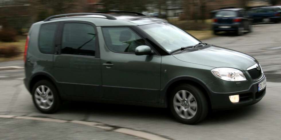 MIDDELS KOMFORT: Skoda Roomster. FOTO: HM Arkiv MIDDELS KOMFORT: Skoda Roomster. FOTO: HM Arkiv