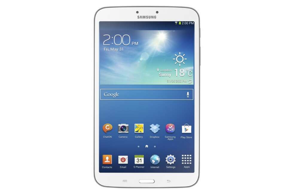 GALAXY TAB3 8.0: For alle som synes 7 tommer er for lite og 10.1 tommer for stort, så kan den mellomste Galaxy Tab3 på 8 tommer være noe for deg. GALAXY TAB3 8.0: For alle som synes 7 tommer er for lite og 10.1 tommer for stort, så kan den mellomste Galaxy Tab3 på 8 tommer være noe for deg.