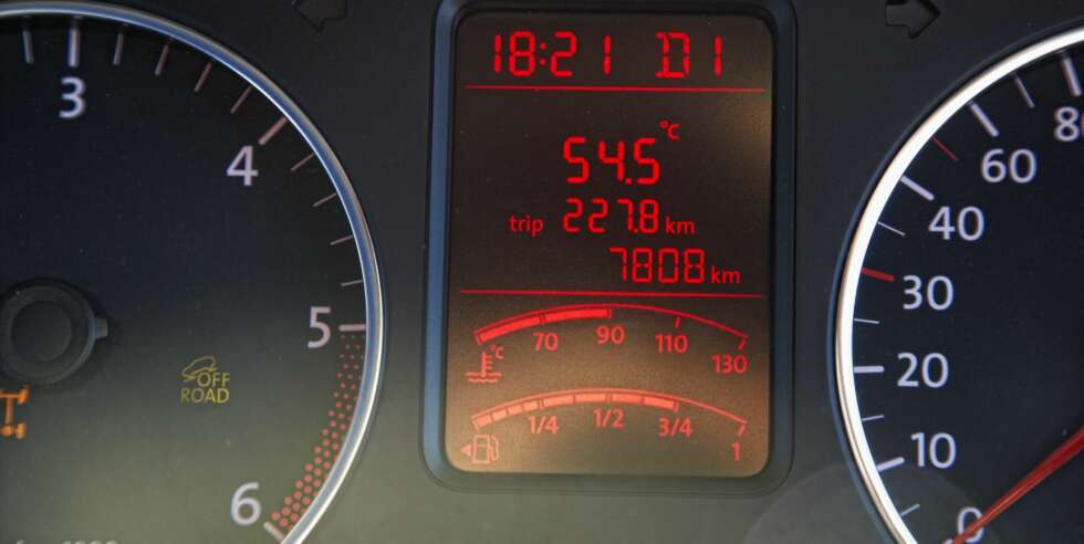GANSKE HETT: 54,5 grader. GANSKE HETT: 54,5 grader.